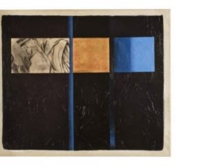 SENZA TITOLO 2002, tecnica mista su tela - cm 102x122