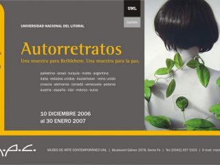 Invitation card for the exhibition in Santa Fè, Argentina