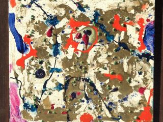 "Animal house" Tecnica mista su gres porcellanato 40x40 con cristalli e polveri metalliche