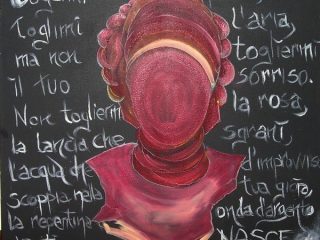 Superbia: quadro di mara militi in mostra a Gargnano Lago di Garda dal 15 al 22 giugno 2008
