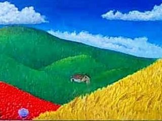 Op. n° 1509,dim.cm.50x120,titolo:Campagna siciliana 109