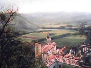 Paesaggio di Fossa
Olio su tela
