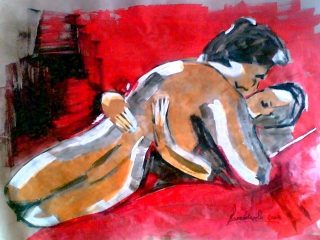 Laura Tedeschi
"L'oblio"
Mista su carta
80x60 - 2008