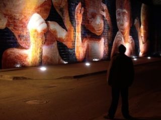"Alegoría de la vida" Pittura murale a piastrelle di ceramica da 230 metri quadri. Ceutí. Spagna. Anno 2007.