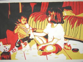 M.Rita e Alberto
olio su tela - 100x150cm
