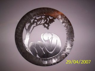 DONNA ASSORTA SCULTURA ACCIAIO INOX DIAMETRO 120 CM