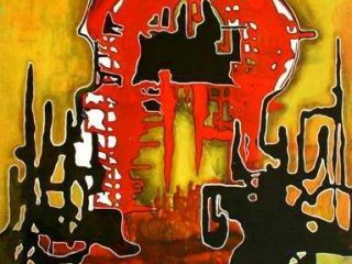 "Del otro Lado" - Acrílico - Abstracto