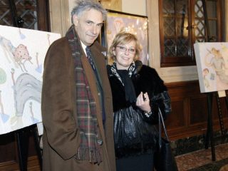 inaugurazione della mostra dedicata a Luca Alinari alla Fondazione Banca di Romagna a Faenza e organizzata dalla Galleria