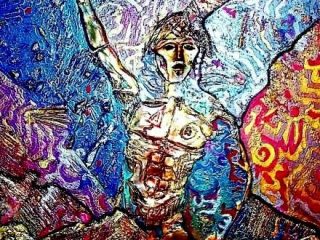 bassorilevo su tela 100x70