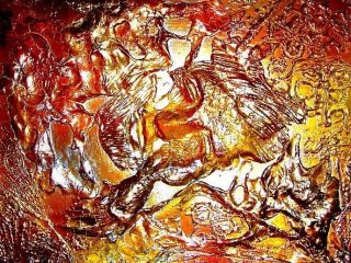 
TITOLO:FUSIONE CON LA MATERIA

tecnica bassorilievo su tela 120x100