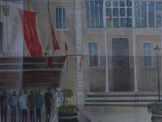"Industriale"
olio su tela
60x80