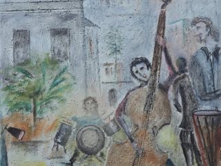 "Vallotta"
olio su granulosa
 di marmo
50x70