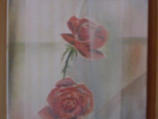 "rose"
olio su cartone telato
18x24