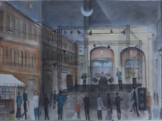 "Piazza Roma"
olio su tela
50x70