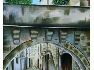 Arco Meraviglia (Bari Vecchia) - cm 70 x 90 - olio su tela - 2007