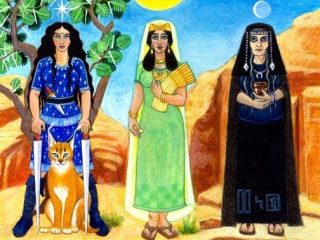Le tre divinità subordinate ad Allah prima di Maometto: Manat, al-Uzza e Allat