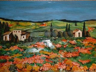 olio e tecnica mista su tela 