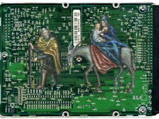 Daniele Leoni, Fuga in Egitto, olio su ram