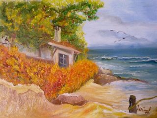 Mar Nero,olio su tela,30x40cm