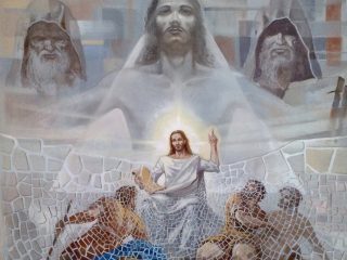 "Trasfigurazione di Cristo" - affresco su pannello