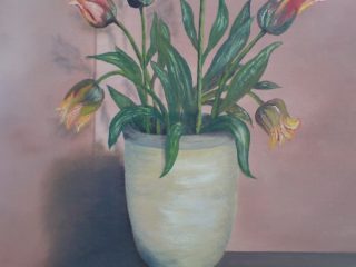 Vaso di fiori
olio su tela 30x 40