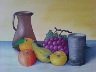 natura morta
olio su tela 40x40