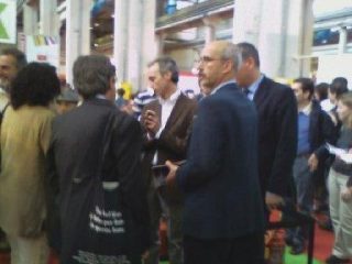 Foto con Marco Travaglio (Fiera internazionale del libro 2008 - Torino)