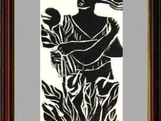Primavera I, woodcut, 10x18, 2005