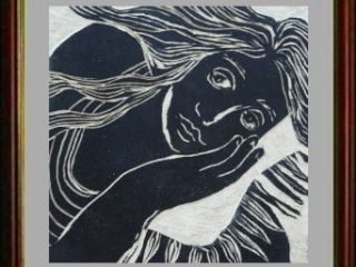 Figura, woodcut, 20x20, 2008