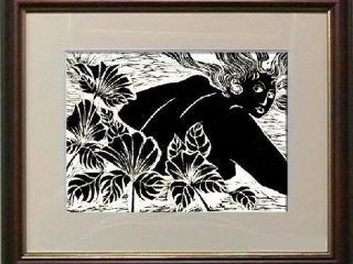 Primavera II, linocut, 30x20, 2005