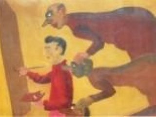 I miei critici - 1964 - tempera su cartone - 70x50
