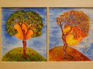 LE STAGIONI 2
acrilico su pannelli di abete verniciato 122cm x 43cm