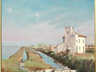 SALINE DI  CERVIA- PITTURA AD OLIO
