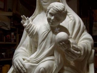 MadonnaDiGalatea - legno di tiglio, riproposizione della quattrocentesca opera perduta,Chiesa diPiano diSorrento