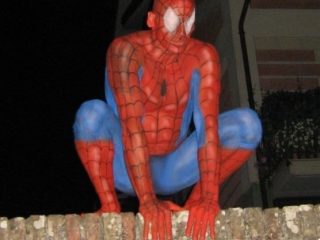 Spiderman -Festival di Strada Canalarte, Canale d Serino(AV),bodypainting