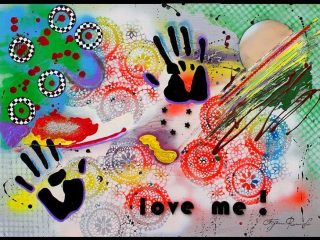 - LOVE ME -
50x70 Tecnica mista su tela 2013 @