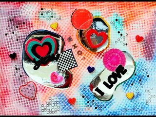 - IN LOVE -
50x70 Tecnica mista su tela 2013 @