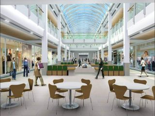 Paris, shopping mall interior design project (@ BDP)