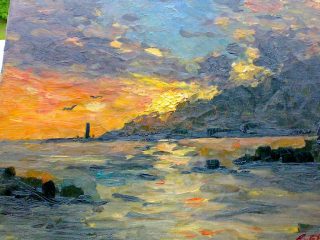 tramonto marino"impressione"  (1995)