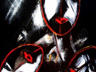 "Allo specchio"
50x55
Acrilico su tela