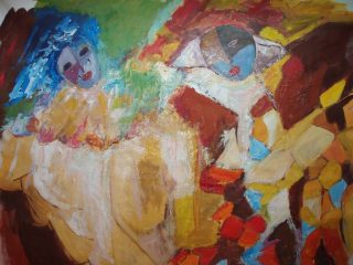 "Carnevale"
Acrilico, materico su tela
110x130