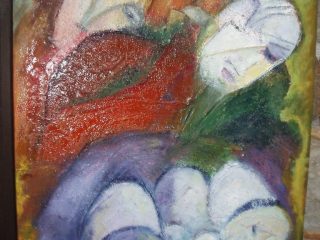 "L'inedito anziano"
olio su tela
100x50