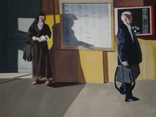 ad una certa ora
(acrilici su tela, 100x130)
collezione privata enzo e simona, Ferrara