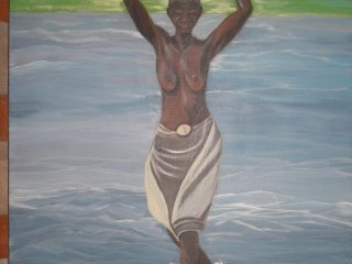 Africa,pintura en acrílico