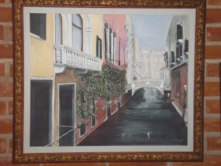 Venecia,pintura en acrílico