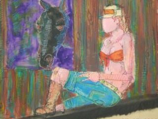 2m x 2m
Titolo: "Pensiero"