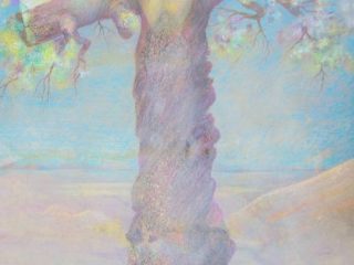 El Cristo de la Tierra 
Óleo de Alberto Thirion
Artista Mexicano Contemporáneo,posterior a Diego Rivera.