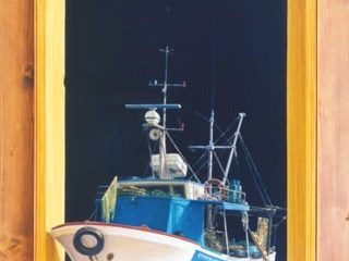Il carpentiere di Pagase - olio su tela (40x70) - 2001