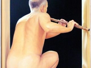 Il canto di Ermes - olio su tela (80x120) - 2003