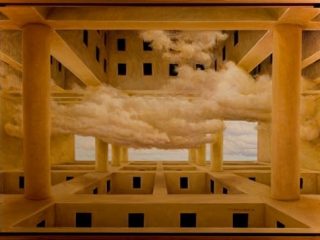La fabbrica delle nuvole - olio su tela (100x70) - 2009